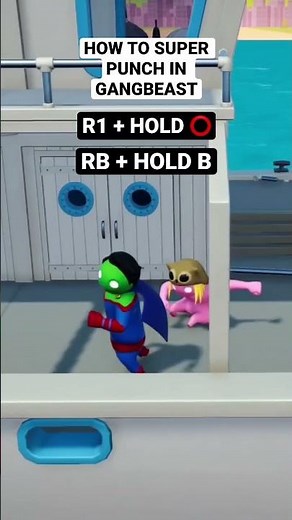 HOW TO SUPER PUNCH IN GANG BEASTS!