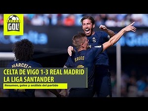 Celta de Vigo vs. Real Madrid (1-3): goles, resumen y análisis por LaLiga