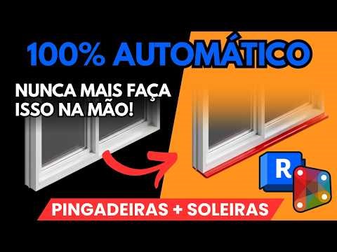 Soleiras e Pingadeiras no Revit Automático