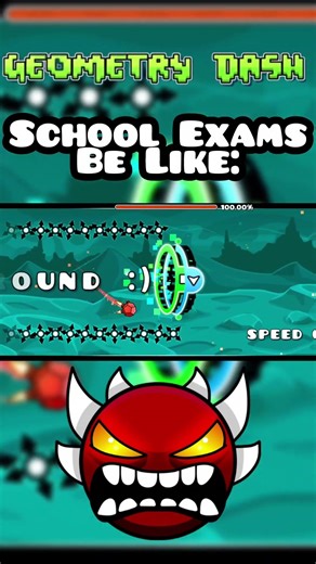 School Expectations VS Reality!😭🙏 #geometrydash #shorts
