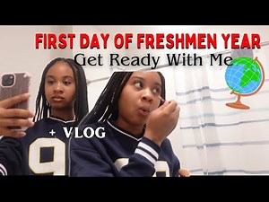 GRWM: FIRST Day of HIGH SCHOOL edition📚 (Freshman Year) + Vlog
