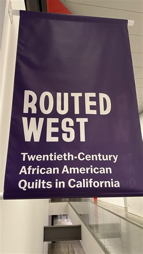 Impromptu trip to see these amazing African-American made quilts at the Berkeley Art Museum. I love to see "the hand of the maker" in quilts and in art so these were some of my favorites | Barbara Danzi