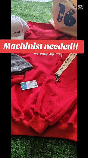 Machinist needed for Christian Based Clothing Brand. Email CV to tandtcompany525@gmail.com | Tersha Petersen | Facebook