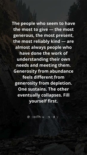 Why the most giving people prioritize themselves #psychology #truth