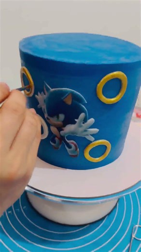 Sonic cake design ideas #cake #trending #cakedecorating #lifeisbutadream #birthdaycake #cakeart #fyp