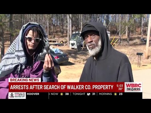 Arrests after search of Walker County property