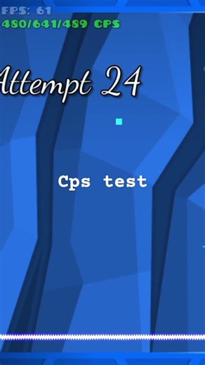 cps test #1 #geometrydash #gd #youtube #shorts #fyp #funny