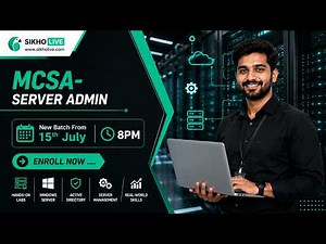 MCSA Server Administration Live New Batch 🚀 | Learn with Practical Labs