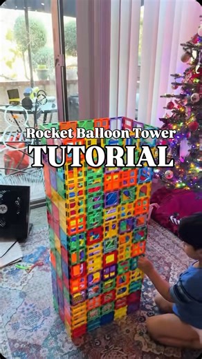 Chelsey Sjolie Aguilar | ALSO, the wider you make the tower the more balloons you can fit. So this tower was 3 tiles wide, I’ve been doing 4 tiles wide more... | Instagram