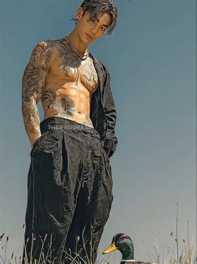 Human x Duck Transformation Fusion Morph #pixverse #pixverseai #fusion #ai #livewallpaper