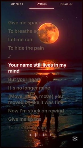 Give me space lyrics #shorts #subscribe #lyrics#veloura #youtubeshorts