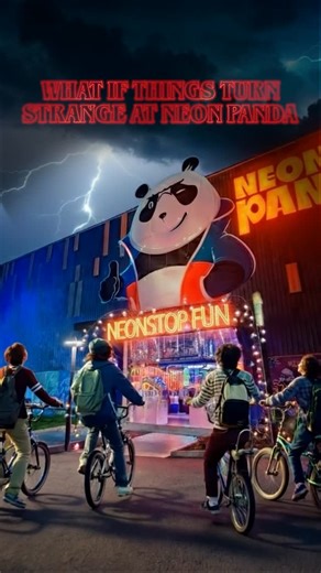 Neon Panda Indore on Instagram: "What if things turn strange at Neon Panda? 📍Neon Panda, near Phoenix Citadel Mall, Opp. SP Villas, Bypass Road, Indore #trending #strangerthings2 #strangerthingsedit #netflix #indore #strangerthings4 #eleven #vecna #willbyers"