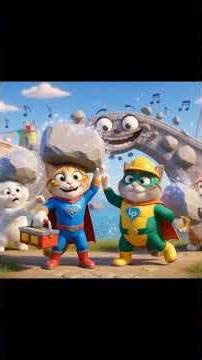 London Bridge Falling Down Song! 🐱 Fix with Super Cats!