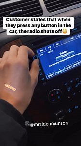 53K views · 498 reactions | Customer states that when they press any button in the car, the radio shuts off #car #electrical #problem #radio #infotainment #mechanic #repair #repairshop #fyp | CarHax | Facebook