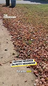 601K views · 4.8K reactions | Neighbour starts a leaf war  | The Tradesman | Facebook