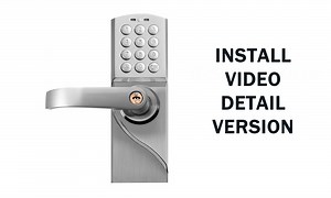 Watch Keypad door lock installation video on Amazon Live