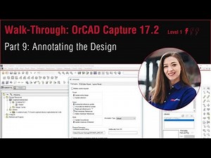 How to Annotate In OrCAD Capture 17.2