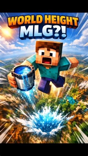 The ULTIMATE Minecraft Water MLG Challenge #fyp