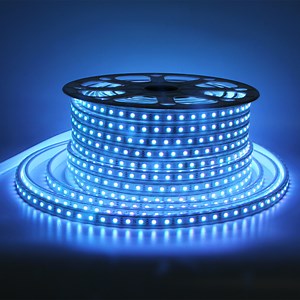 [Hot Item] RGB LED Strip Lights 5050 AC220V AC110V 50m 100m Multicolor Flexible Roll IP65 Outdoor Waterproof RGB Multicolor LED Light Strips