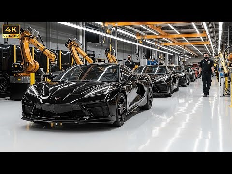 Inside the Corvette C8 Factory US | How America’s Mid-Engine Supercar Is Built (Full Process)