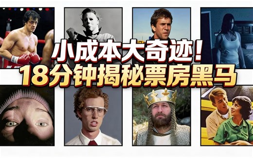 [中配]小成本大奇迹！18分钟揭秘票房黑马 - movies explained