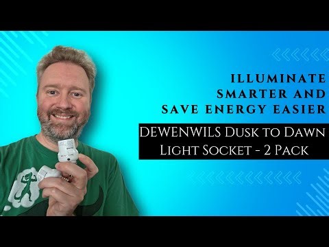 🌙 Never Touch a Light Switch Again! DEWENWILS Dusk to Dawn Adapter Review & Demo