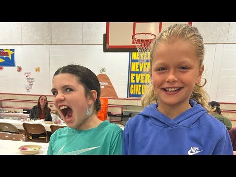 Playing a blind fold game with EllieBellyO