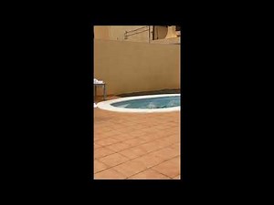 Man Slips and Falls While Getting into Pool - 1677623