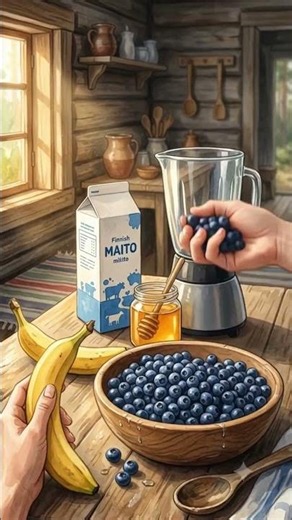 Finnish Wild Blueberry Milkshake 🫐 | From Forest to Glass | Earthveil Stories