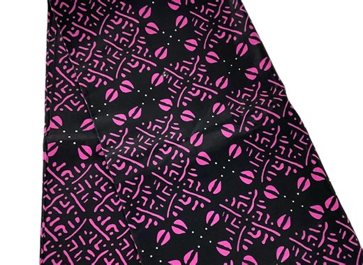 Black Pink African Print Fabric/ankara 6 Yards/tribal Print per Yard/cotton Prints for Quilting/mk181/ - Etsy