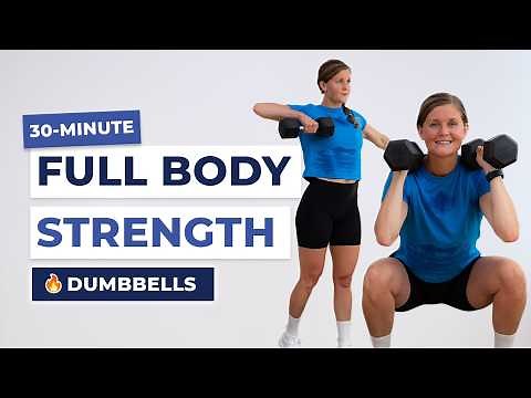 30-Minute Full Body Dumbbell Strength Workout For Women