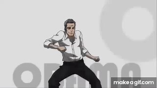White man dancing (Boondocks) on Make a GIF
