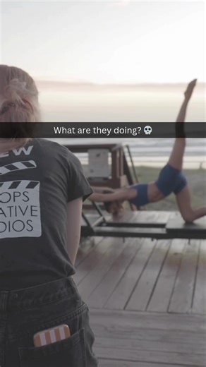 Reformer Pilates Workout at the Beach