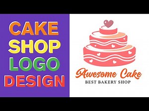 How To Make Bakery Logo Design Using Pixellab - Cake Logo Design - Bakery Logo