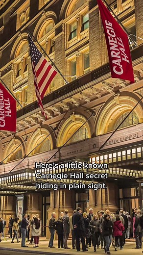 More than 130 years ago when the Hall opened in 1891, it went by a different name—and the evidence is hiding in plain sight! #nychistory #carnegiehall