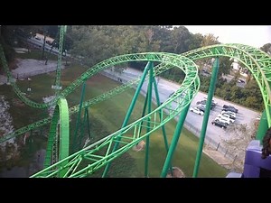 Riddler Mindbender - Six Flags Over Georgia - Row 3 (4K HD POV) - September 2025
