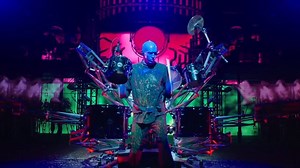 Meet the Phoenix Drum. 🥁 A drum inspired by insects 🦟, made especially for #BlueManVEGAS. 😲 | Blue Man Group