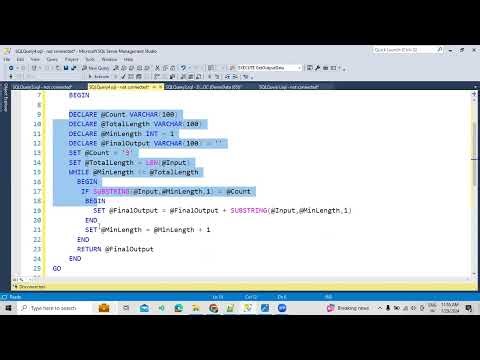 Understand about How to Create Function in SQL Server Development