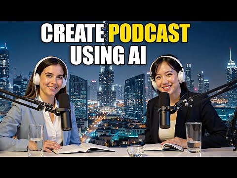 How to Make Podcast video with AI (Step by step in 2025)