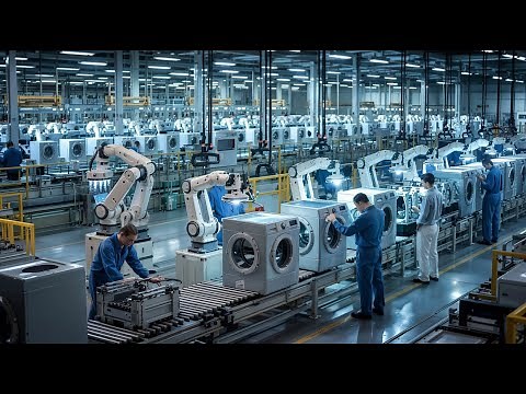How Washing Machines Are Made in Factories | Inside the Manufacturing Process