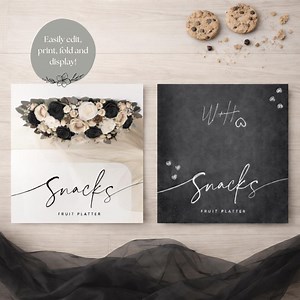 Editable Bridal Suite Snack Bar Labels Template, Wedding Day Sign (digital Download) - Etsy Canada