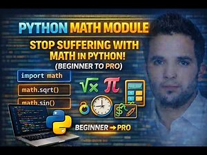 Still Using Your Own Formulas? Learn Python Math Module Properly #15
