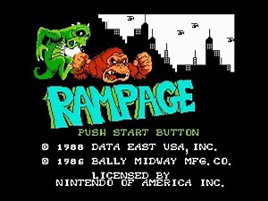 Rampage Review for the NES by John Gage