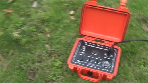 Transient EM Survey Equipment Locating Groundwater and Minerals