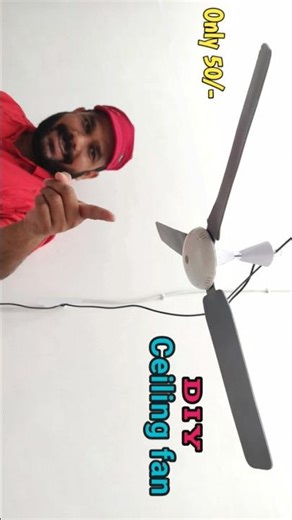 How to Make Ceiling Fan at home #ceilingfan #homemade