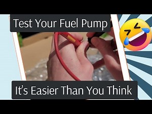 How to Test The Fuel Pump on Any Car or Truck