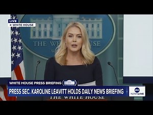 LIVE: White House press briefing