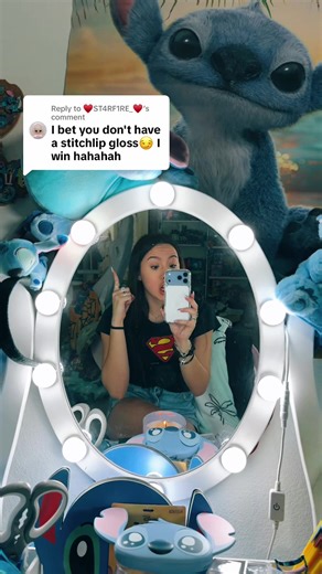 Replying to @♥ST4RF1RE_♥ I bet you don’t have stitch lip gloss ? #stitchgirl #stitch #collection