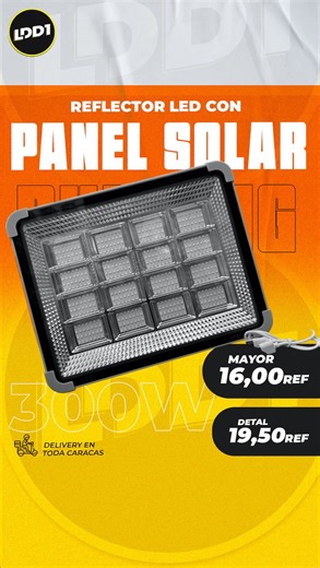 LDD1 on Instagram: "Reflector led portatil con panel solar ✅ Aprueba de agua y tierra ✅Con base movible y gancho para guindar ✅5 tipos de iluminación (fría, cálida, natural, natural baja y de emergencia) ✅Con imanes para pegar en cualquier superficie imantada ✅Panel solar ✅Cuenta con puerto usb y power bank ✅Incluye su cable usb ¡OBTÉN TUS PRODUCTOS FAVORITOS EN NUESTRA TIENDA! 🧑‍💻Con nuestro asesor de ventas Escribenos📲 04127952470 📍¡VEN A CONOCERNOS! Puedes encontrarnos en Sabana Grande, A