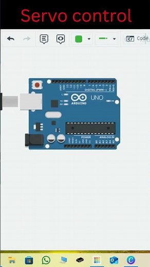 How to test servo motor direction using arduino #diy #simulation # tinkercad